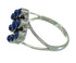 Authentic Sterling Silver Jewelry Lapis Ring Size 8-1/2 AX89737